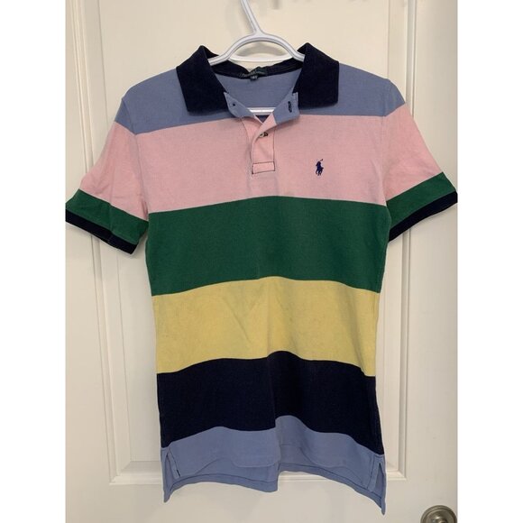 Polo Ralph Lauren Polo Shirt Colour Block - Picture 1 of 10